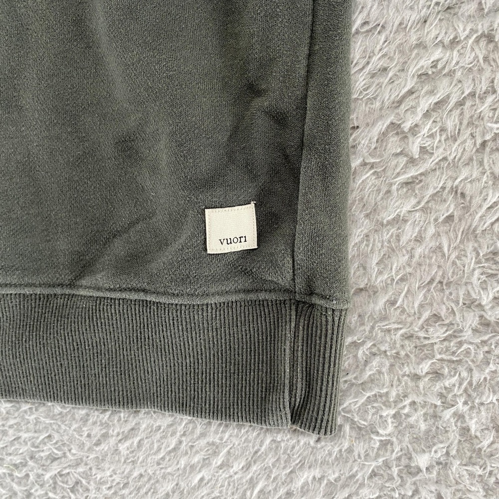 Vuori Sweatshirt Womens‎ Large Green Sedona Crew Terry Crewneck Pullover Sweater - Picture 7 of 14